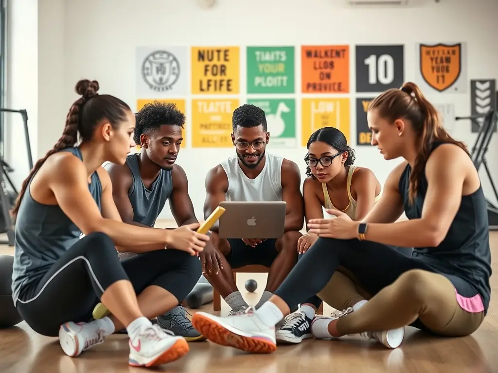 A professional image of athletes attending a career development seminar hosted by SPORT TEAMS PARTNER, highlighting professional transition support.